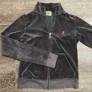 ***SOLD*** Juicy Couture brown tracksuit top Y2K 2000s